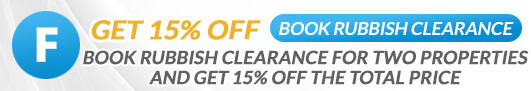 Additional rubbish Service Deals for London Customers - Book waste collection for 2 properties and get 15% off the total price. London offer rubbish for 2 properties and get 15 off the total price